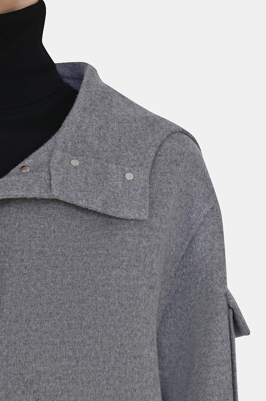 Пальто LORO PIANA Серый Женский FAM4142