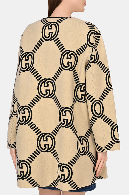 Кардиган GUCCI Молочный Женский 678318 XKB5T
