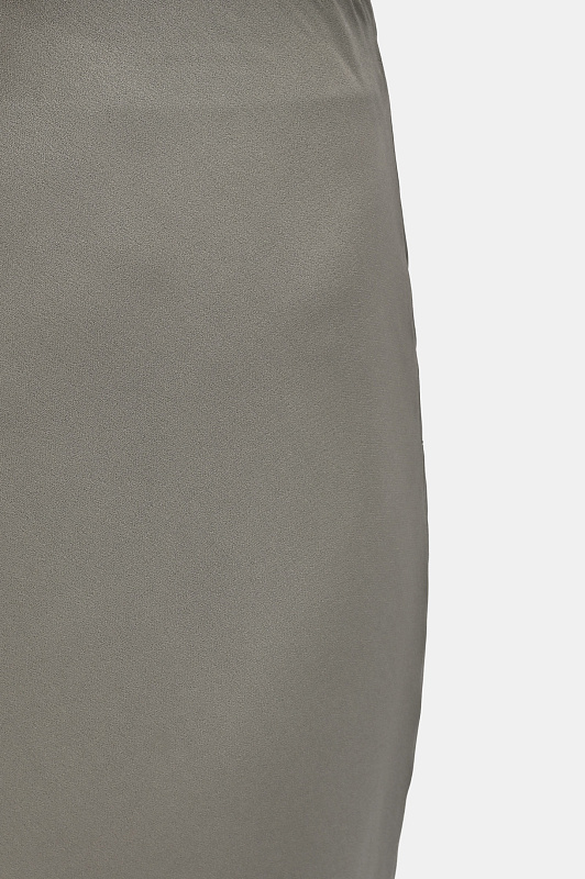 Атласная юбка макси BRUNELLO  CUCINELLI Оливковый Женский M0H38G3396