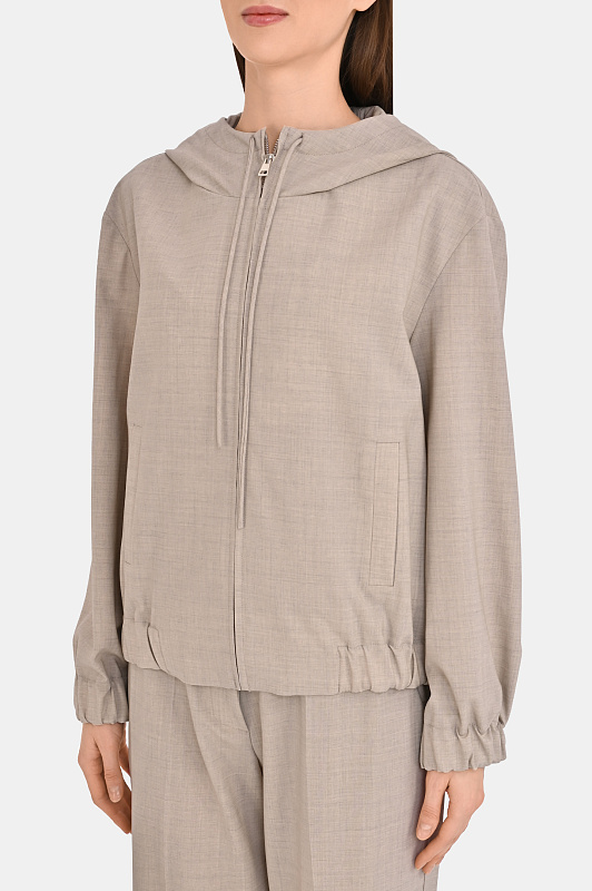 Куртка P.A.R.O.S.H. Светло-бежевый Женский LUWOOL-D420399