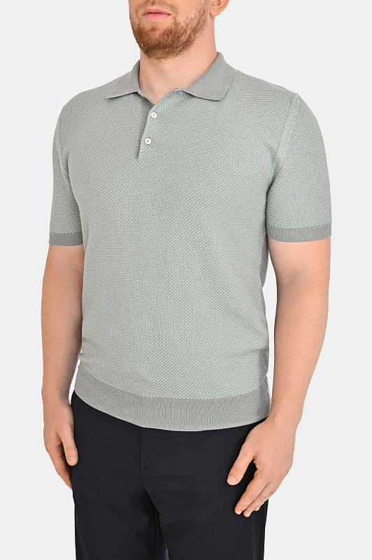 Поло CANALI Зеленый Мужской C0127MK02461 Поло CANALI Зеленый Мужской C0127MK02461