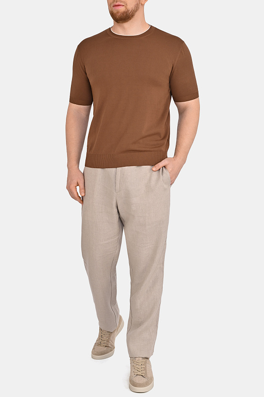 Джемпер CANALI Коричневый Мужской C1161MK02460