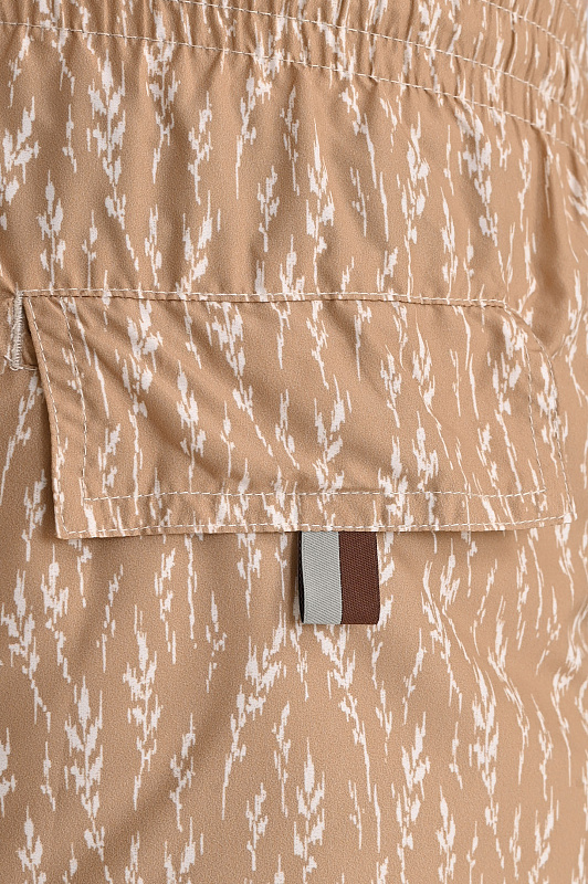 Шорты купальные CANALI Бежевый Мужской 93024UA00100