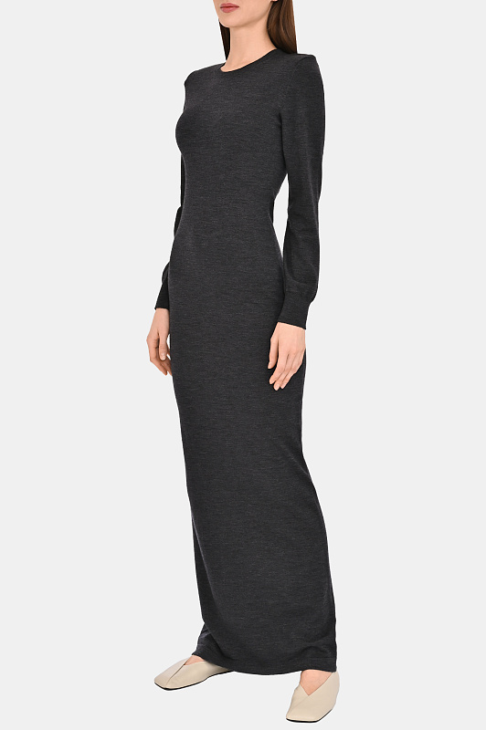 Платье P.A.R.O.S.H. Темно-серый Женский LIME25-D550920