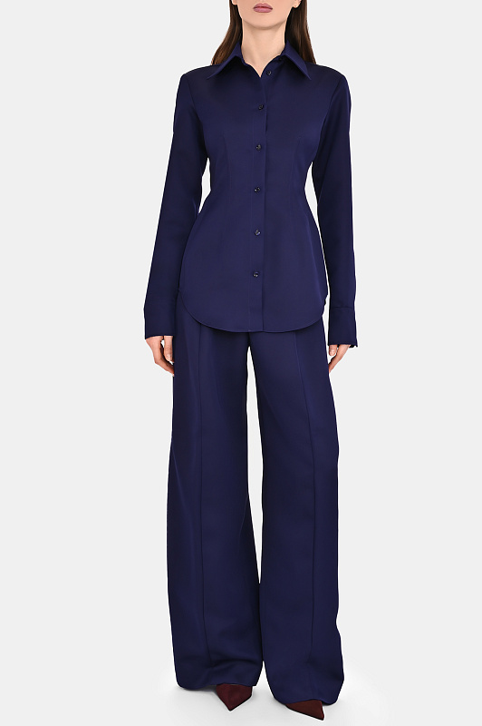 Брюки SPORTMAX Фиолетовый Женский ALLER1234 2522136043600