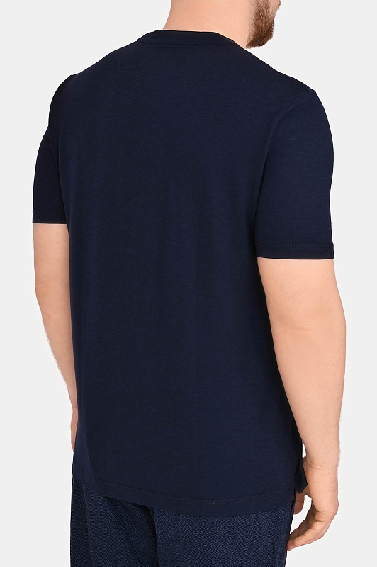 Футболка CAPOBIANCO Темно-синий Мужской 18M660.TM00.