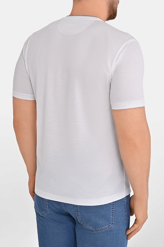 Футболка STEFANO RICCI Белый Мужской MNH6105000 TE0001