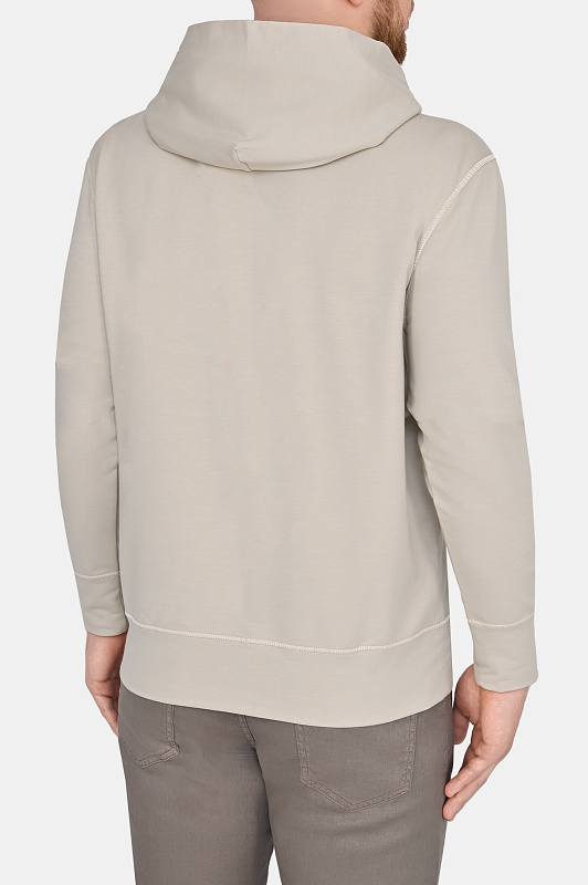 Худи KITON Светло-бежевый Мужской UMK0272