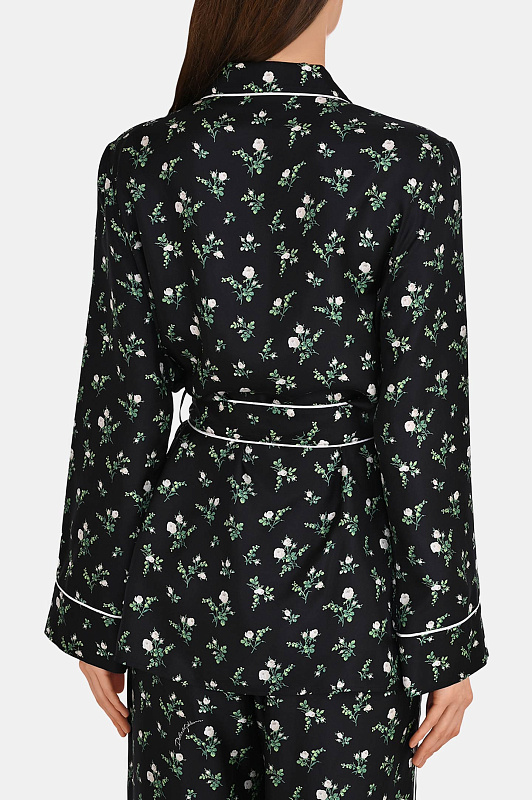 Блуза+пояс DOLCE & GABBANA  Черный Женский F5I89TIS13G