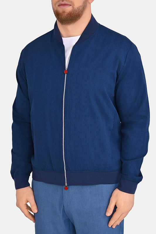 Куртка KITON Синий Мужской UGO001H09690