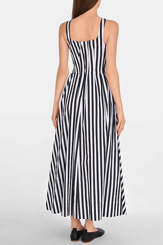 Платье SPORTMAX Черно-белый Женский SPXFILMATO 2612221112600