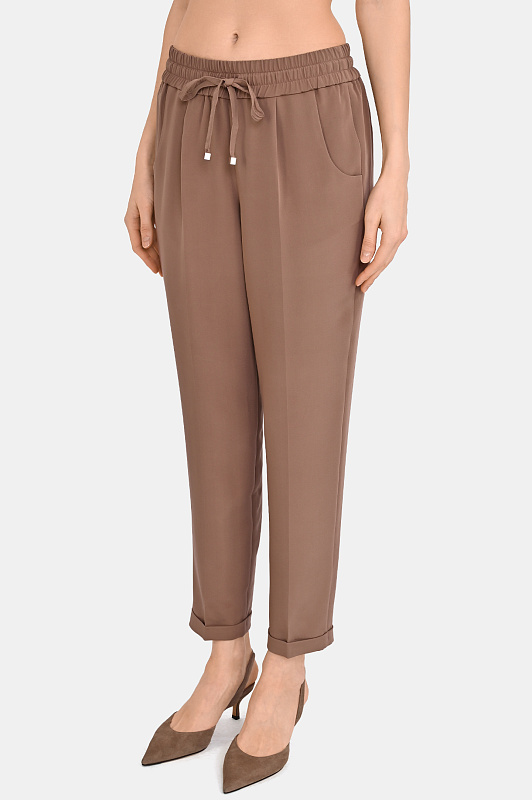 Брюки KITON Какао Женский D37102K0977A3800D