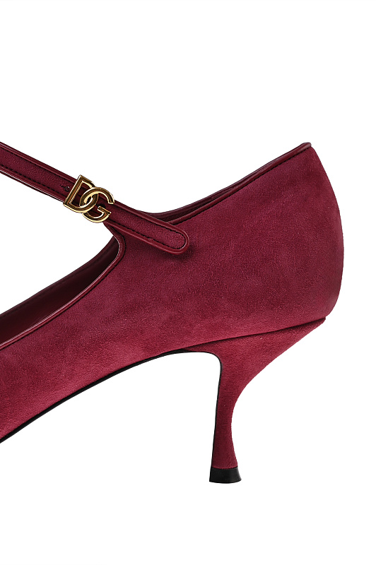 Туфли DOLCE & GABBANA  Бордовый Женский CD1964 AQ134