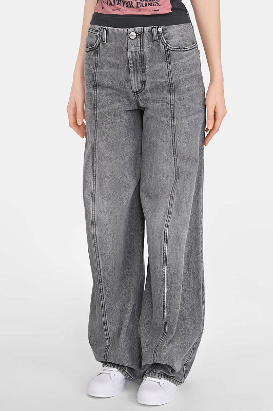 Джинсы SPORTMAX Серый Женский SPDCAREZZA 2612181105600