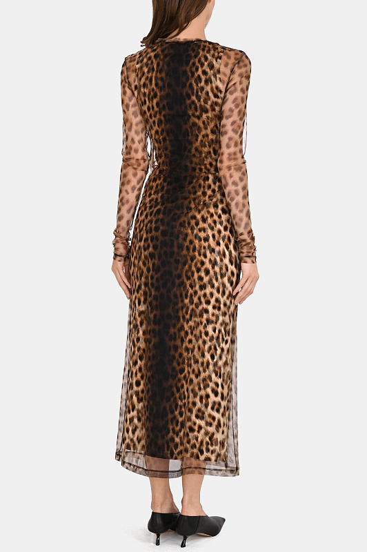 Платье SPORTMAX Леопардовый Женский SPXESORDIO 2612621072600
