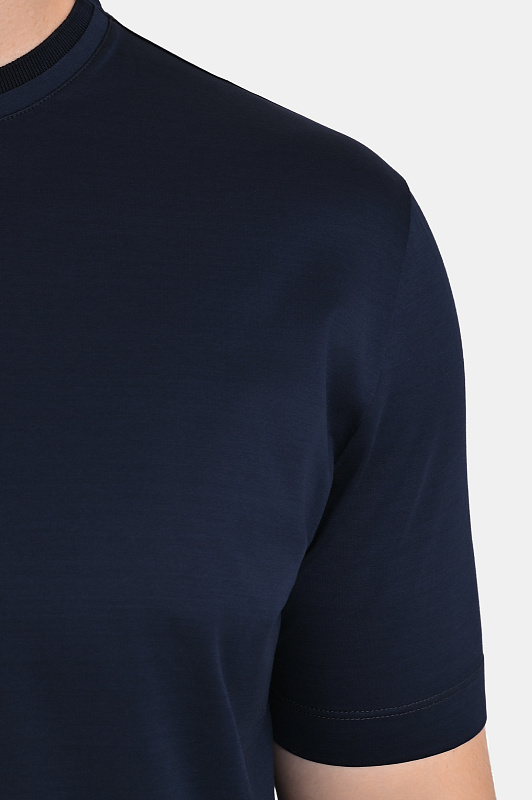 Футболка CANALI Темно-синий Мужской T0922MJ00002