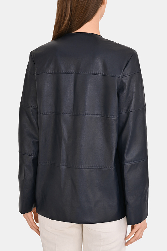 Куртка KITON Темно-синий Женский D61575K0949H01003