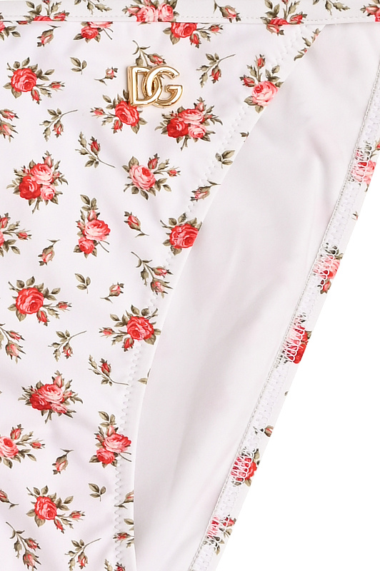 Купальник с завязками DOLCE & GABBANA  Белый Женский O8A02J ON0D1