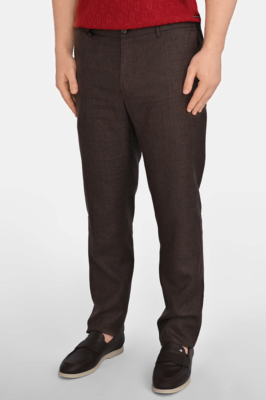 Брюки STEFANO RICCI Темно-коричневый Мужской M1T6100019 B127HA