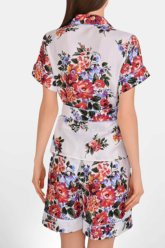 Блуза+пояс DOLCE & GABBANA  Белый Женский F5S23TIS11I 