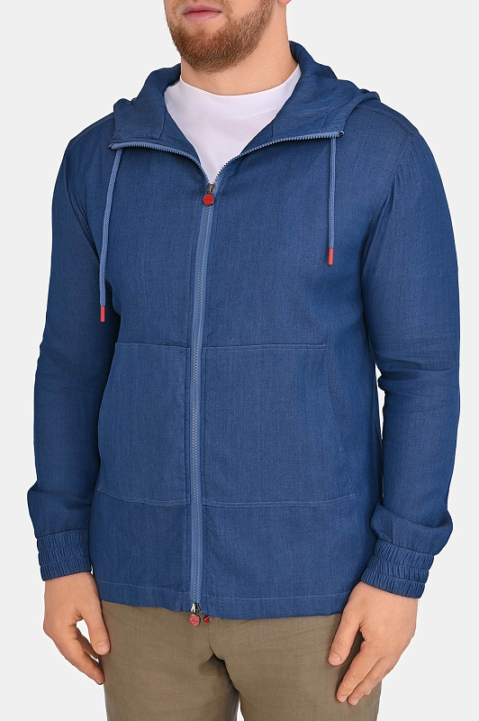 Куртка KITON Синий Мужской UMC010H0969602 Куртка KITON Синий Мужской UMC010H0969602