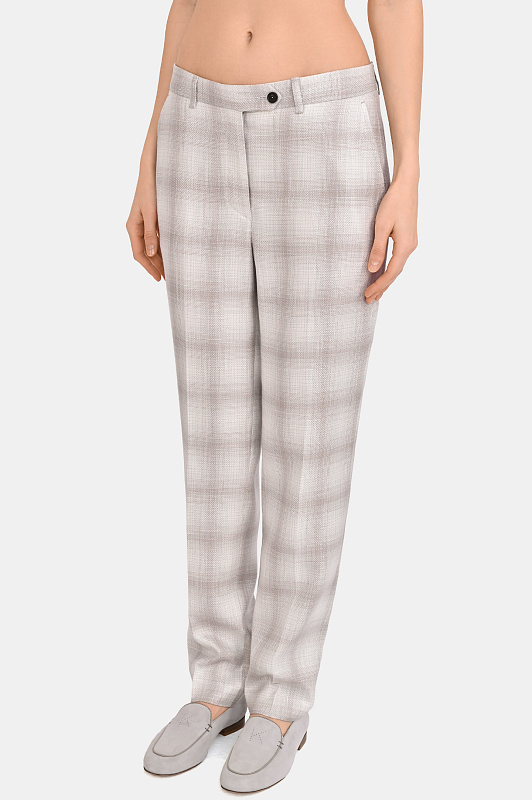 Брюки KITON Серый Женский D48125K0922G08000