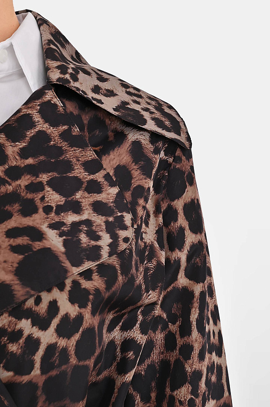 Плащ SIMONETTA  RAVIZZA Леопардовый Женский S06CO61T92/125