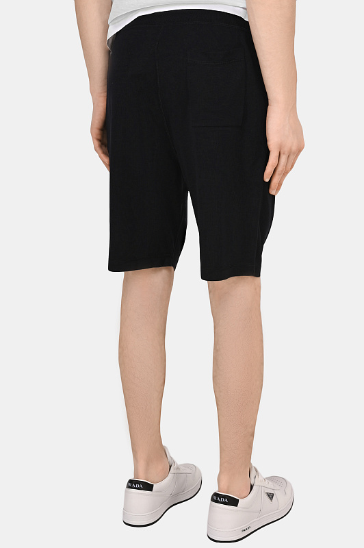 Брюки (Шорты) PRADA  Черный Мужской UMP98 1ZRO
