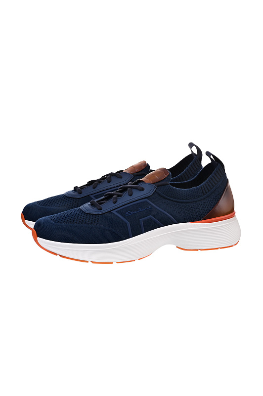 Кроссовки SANTONI Темно-синий Мужской MBBG22154BARTOTZU60 Кроссовки SANTONI Темно-синий Мужской MBBG22154BARTOTZU60