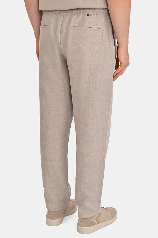 Брюки CANALI Светло-бежевый Мужской U97003AE05958
