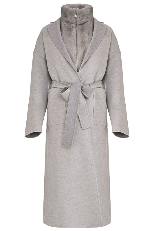 Пальто+жилет+пояс