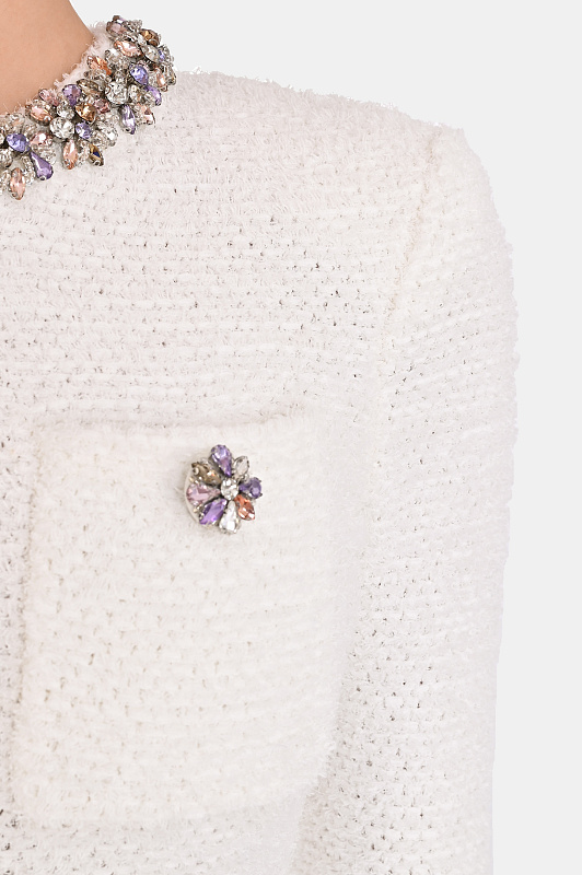 Платье SELF PORTRAIT  Белый Женский RS26221SC