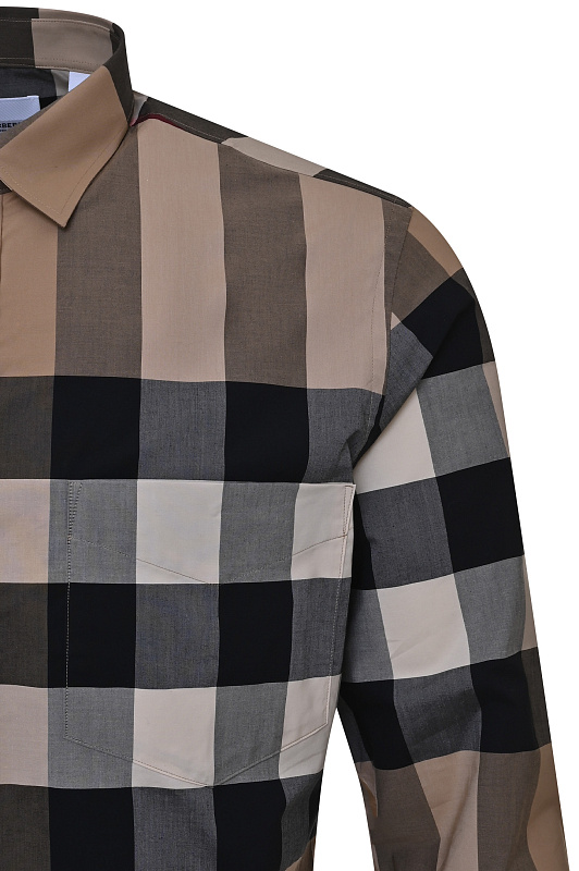 Рубашка BURBERRY Бежевый Мужской 8010213