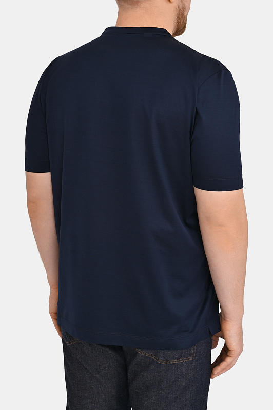 Футболка CANALI Темно-синий Мужской T0922MJ00002