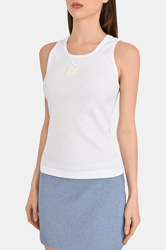 Топ DOLCE & GABBANA  Белый Женский F8V40Z GDDCP