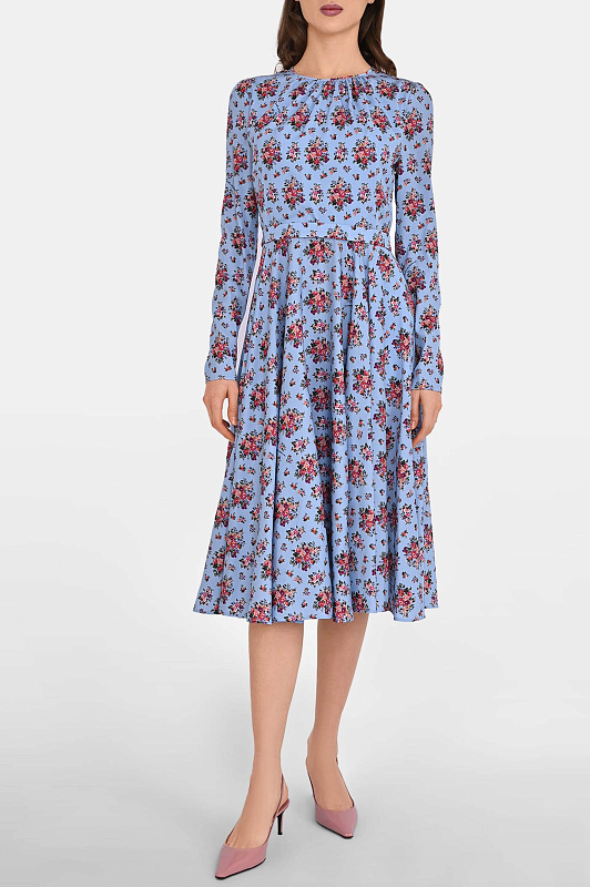 Платье DOLCE & GABBANA  Голубой Женский F60HMTFSA78