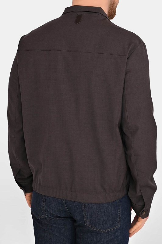 Куртка CANALI Темно-коричневый Мужской O41054SR03429