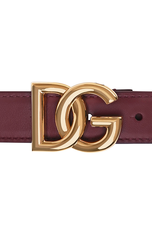 Ремень DOLCE & GABBANA  Бордовый Женский BE1447 AK274