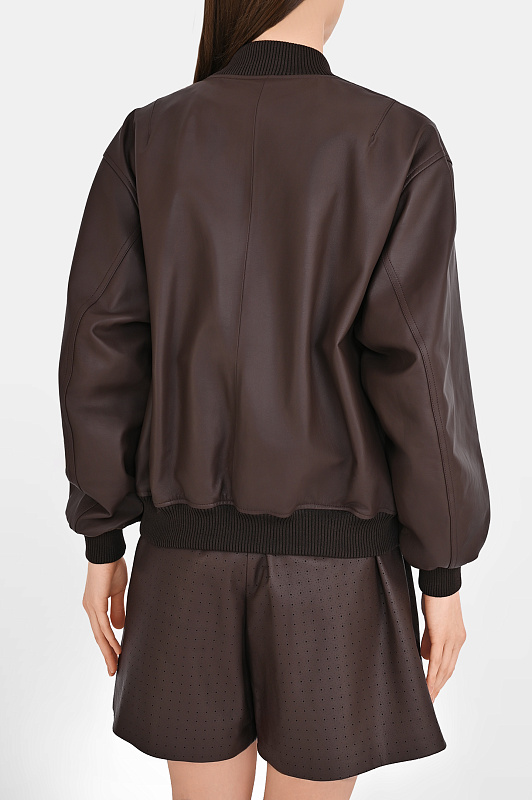 Куртка SIMONETTA  RAVIZZA Темно-коричневый Женский S06JA311L1