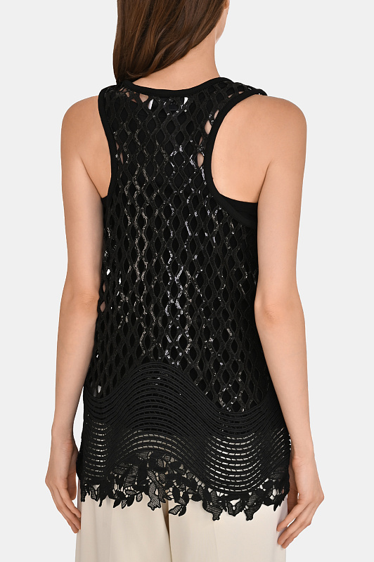 Блуза SPORTMAX Черный Женский SPXAQUILE 2612931022600