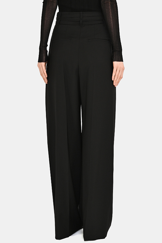 Брюки SPORTMAX Черный Женский SPXBAUTTA 2612131021600