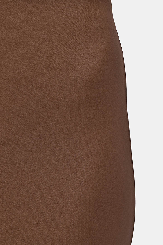 Длинная юбка макси BRUNELLO  CUCINELLI Коричневый Женский MB179G4121