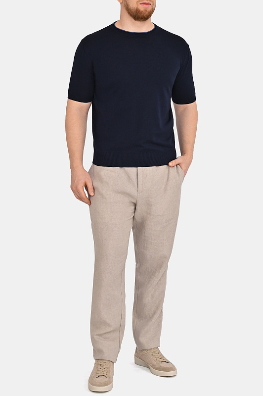 Джемпер CANALI Темно-синий Мужской C1161MK02460