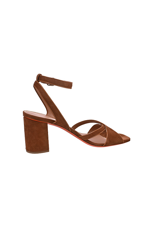 Босоножки SANTONI Коричневый Женский WHWG72176HA2NUGCC44