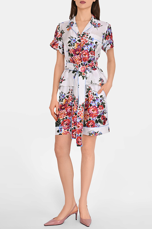 Блуза+пояс DOLCE & GABBANA  Белый Женский F5S23TIS11I 