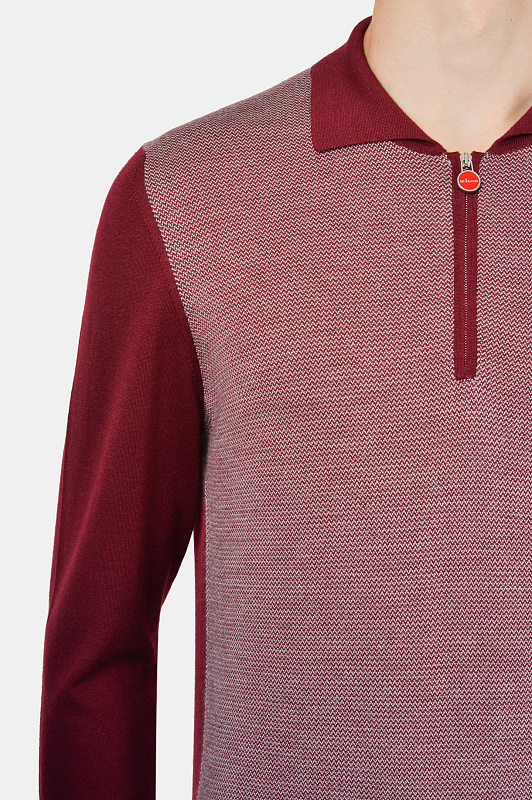Поло KITON Бордовый Мужской UK1106W20V10