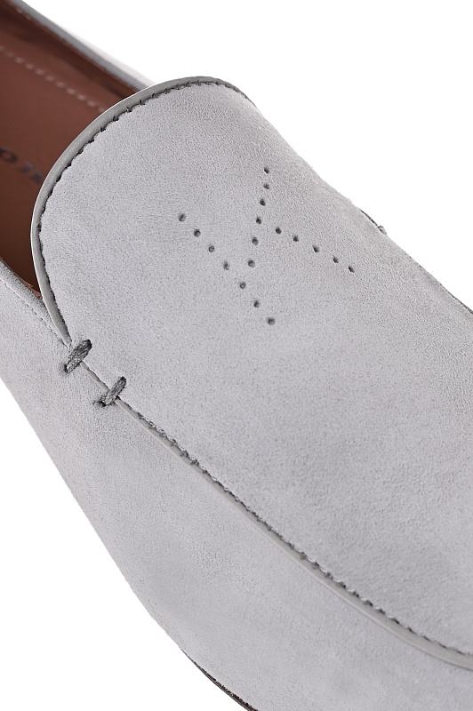 Лоферы KITON Серый Женский D61807N010083