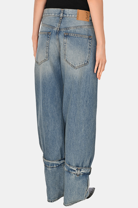 Широкие джинсы HAIKURE Голубой Женский HEW03343DF095L