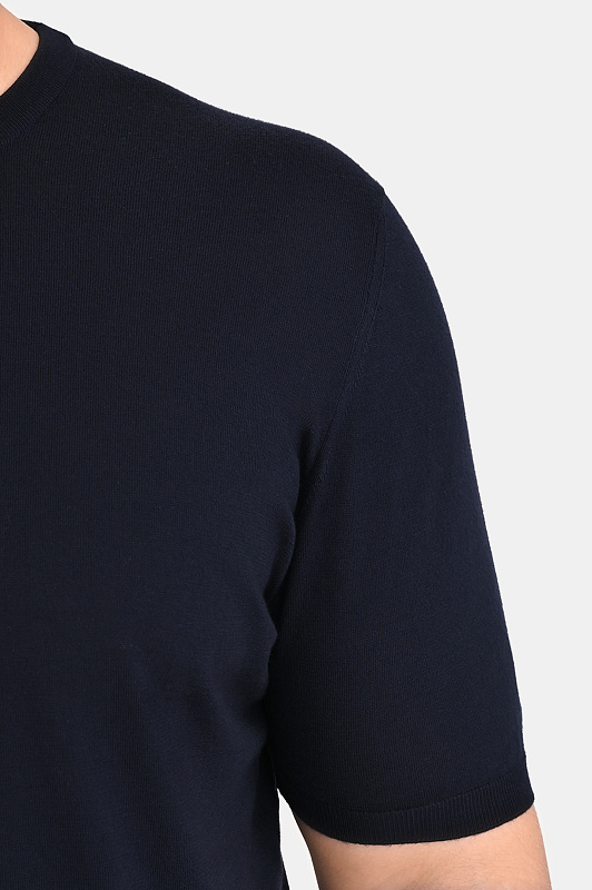 Джемпер KITON Темно-синий Мужской UMKXX37