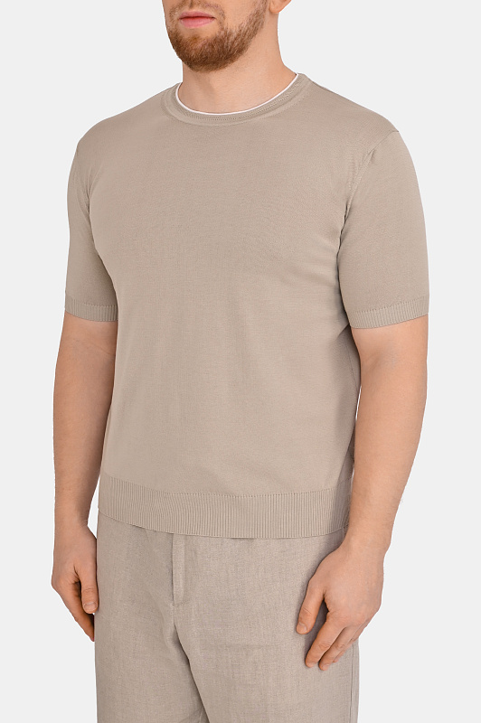 Джемпер CANALI Светло-бежевый Мужской C1161MK02460